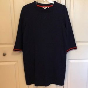 Boden sweatshirt dress navy size 14